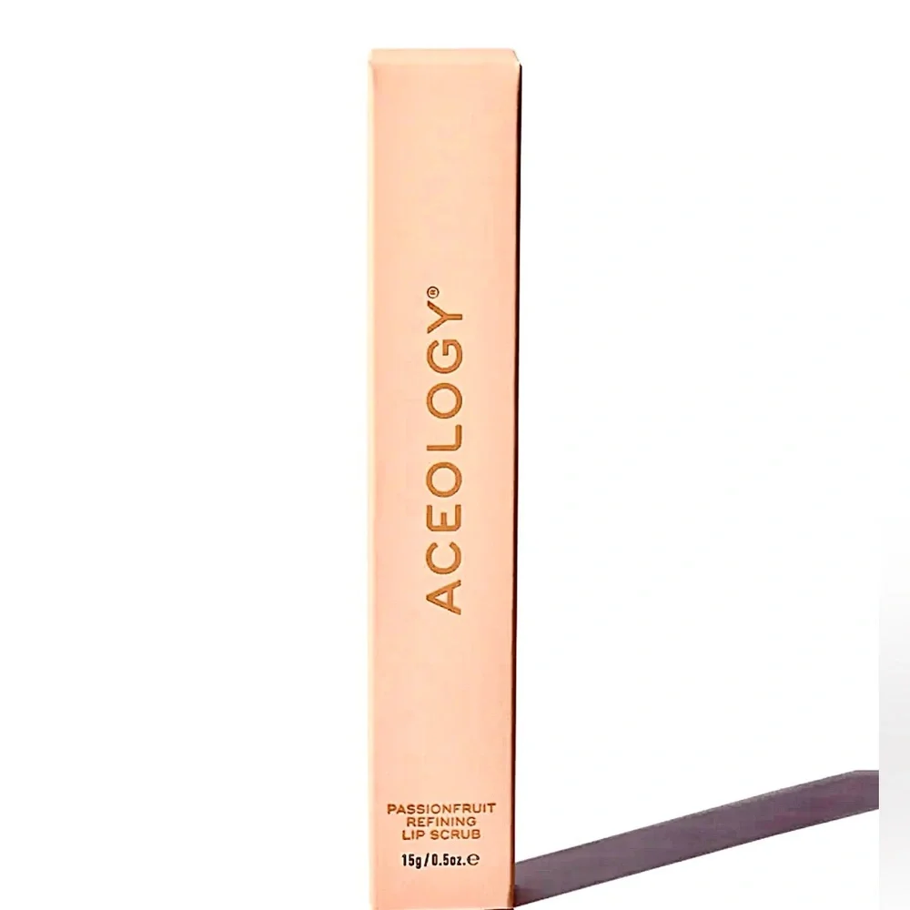 ACEOLOGY PASSIONFRUIT REFINING LIP SCRUB, PLUMPER, & DE-WRINKLER